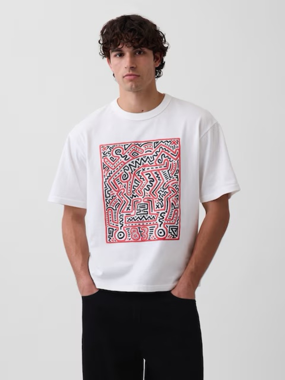 Keith Haring x Gap Oversized Graphic T-Shirt – XXL – NWT